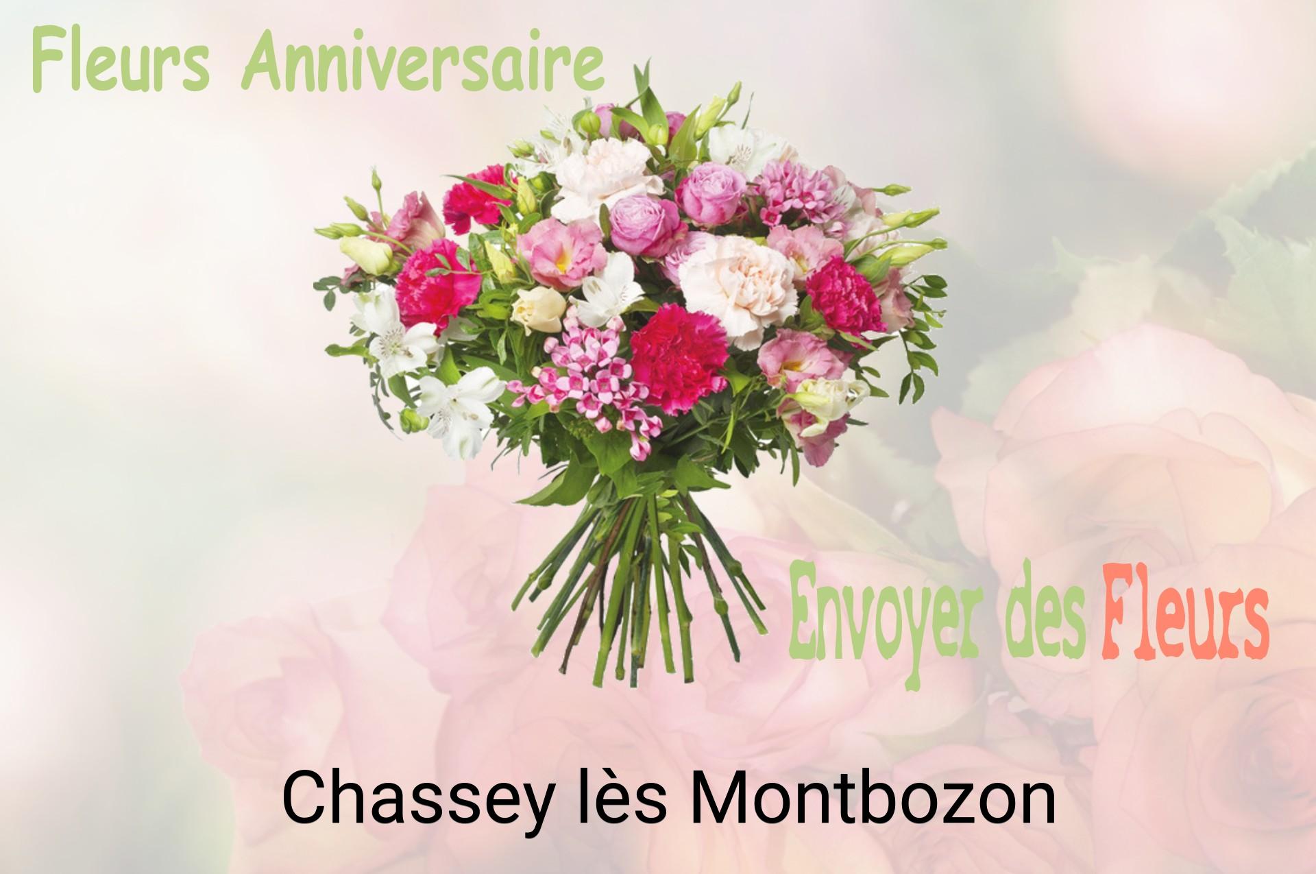 Bouquet de fleurs d’anniversaire livré à Chassey-lès-Montbozon