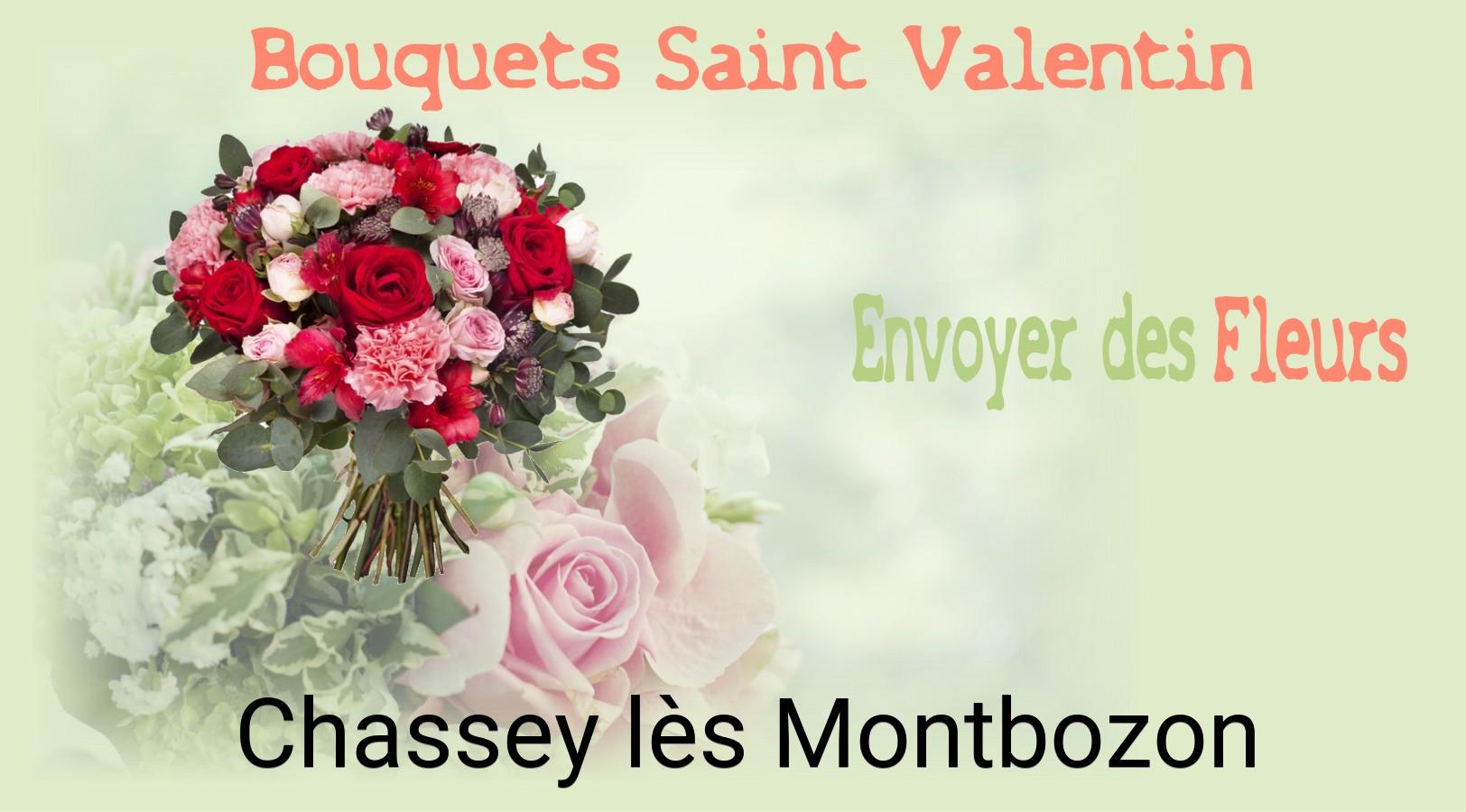 Roses de Saint-Valentin livrées à Chassey-lès-Montbozon